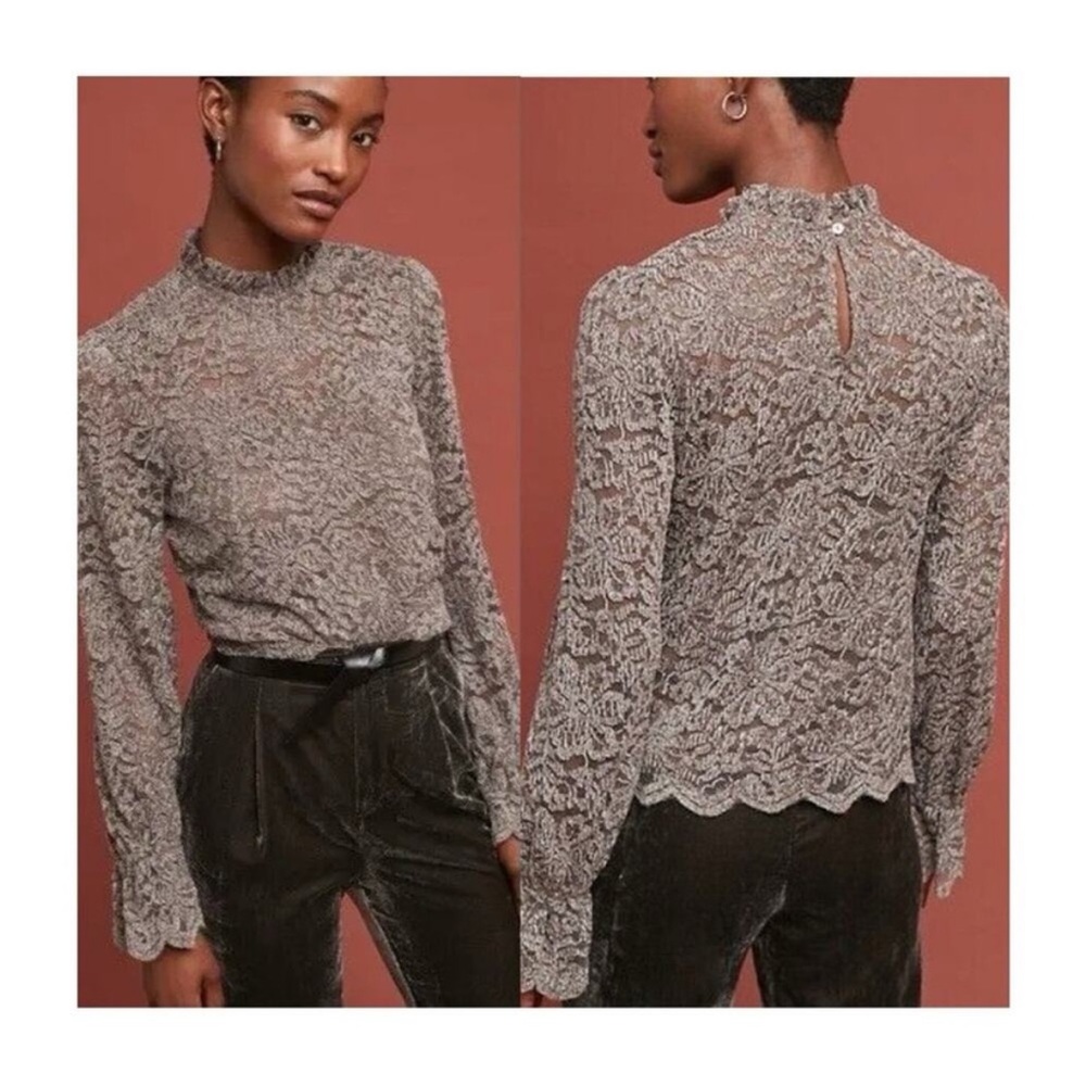 Anthropologie lace blouse